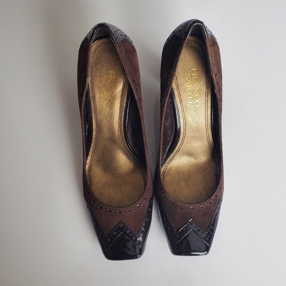 Franco Sarto Square Toe Shoes Size 8